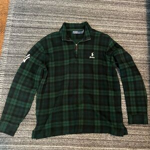 Polo by Ralph Lauren Green Plaid Men's Sweater